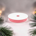 Оксамитова стрічка рожева 2,5 см бобіна 22,8 м для декору — фото 1