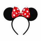 Карнавальний обруч "Вушка мишки" та бантом — фото 2